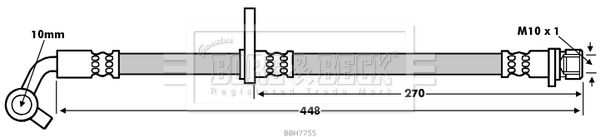 BORG & BECK Pidurivoolik BBH7755